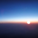 飛行機の窓から